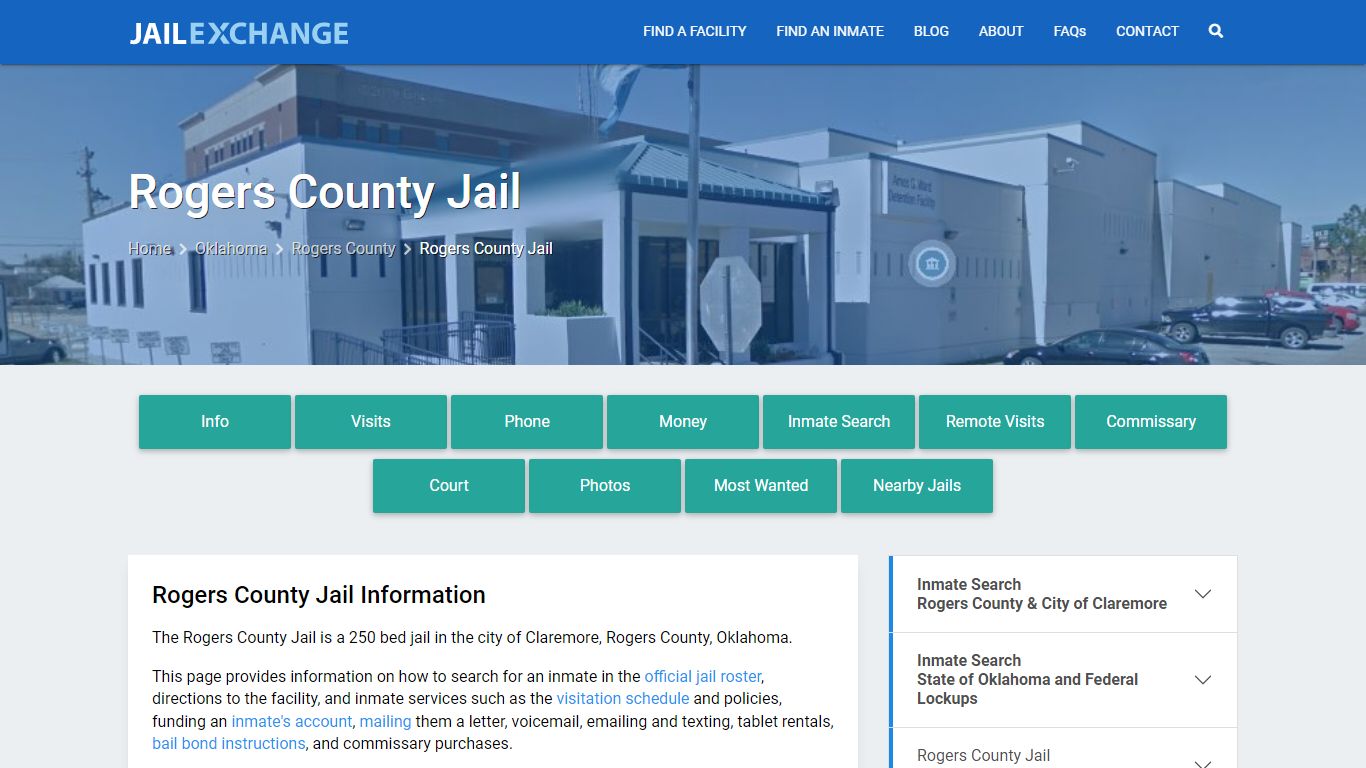 Inmate Mail - Rogers County Jail, OK - Jail Exchange